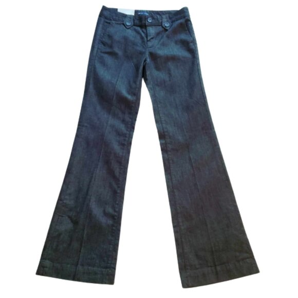 NWT Gap Fit Slung Fit Dark Denim Jeans Size 2R - Low Rise & Hip-Hugging Fit - Picture 2 of 6